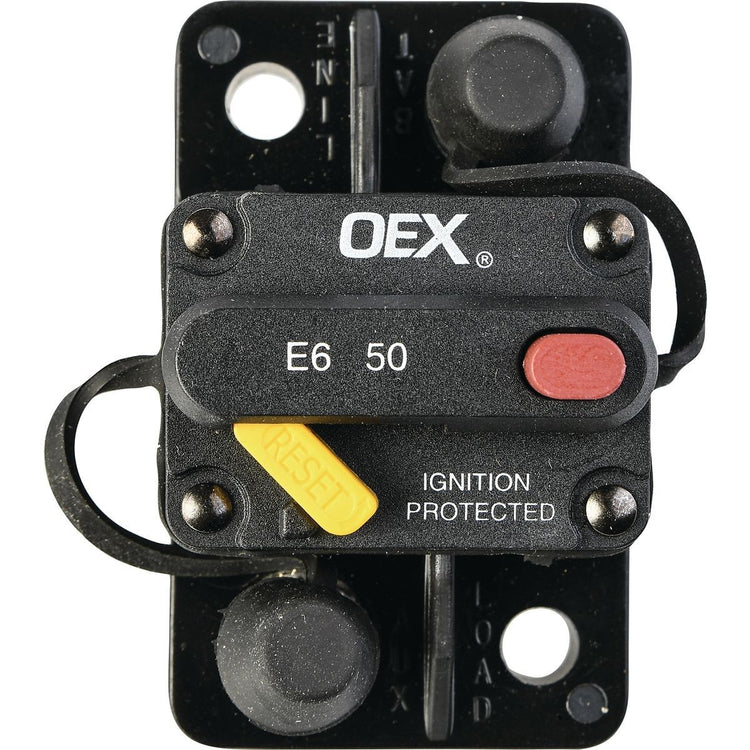 OEX ACX2085/5 50A Mini Manual Reset Circuit Breaker Type 3 Switchable Box of x5