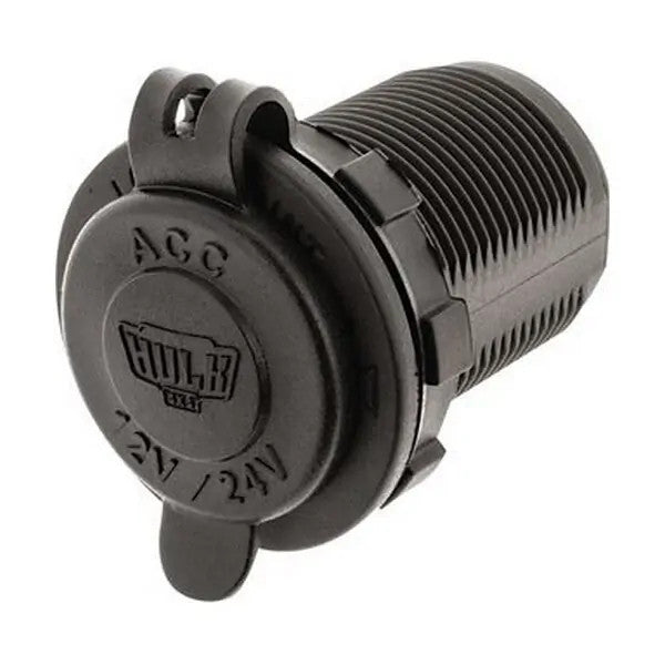Hulk 4x4 HU6620 Accessory Power Socket 12/24v 20a @12v Non Led 29mm