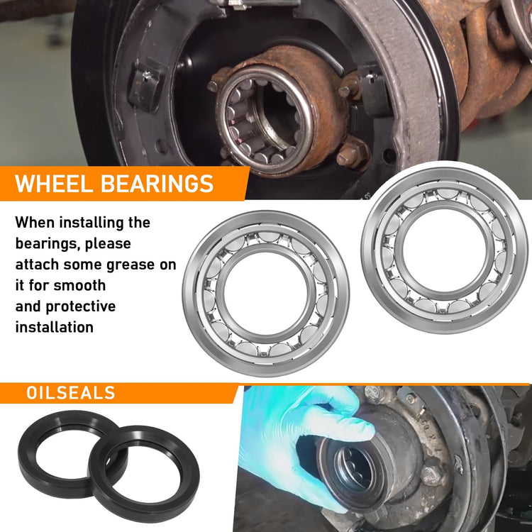 Rear IRS Wheel Bearing Kit w/Seals for Volkswagen VW Type 1 Bug/GHIA 1968-1979