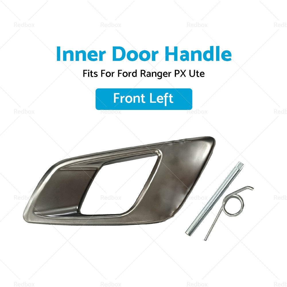 Left Inner Front Door Handle Dark Chrome Suitable for Ford Ranger PX 2011-