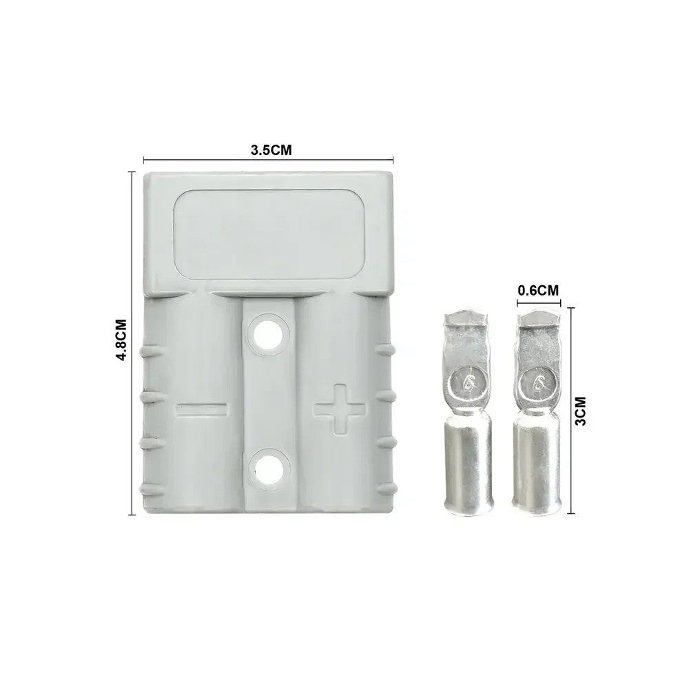 1PC For Anderson Style Plug Connectors 50 A 600V 12-24V DC Power Tool Motorcycle