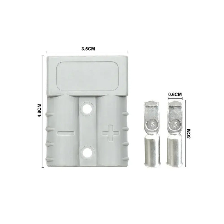 1PC For Anderson Style Plug Connectors 50 A 600V 12-24V DC Power Tool Motorcycle