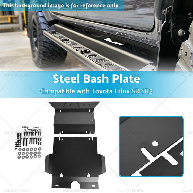 Steel Bash Plate Suitable for Toyota Hilux SR SR5 05-15 3mm