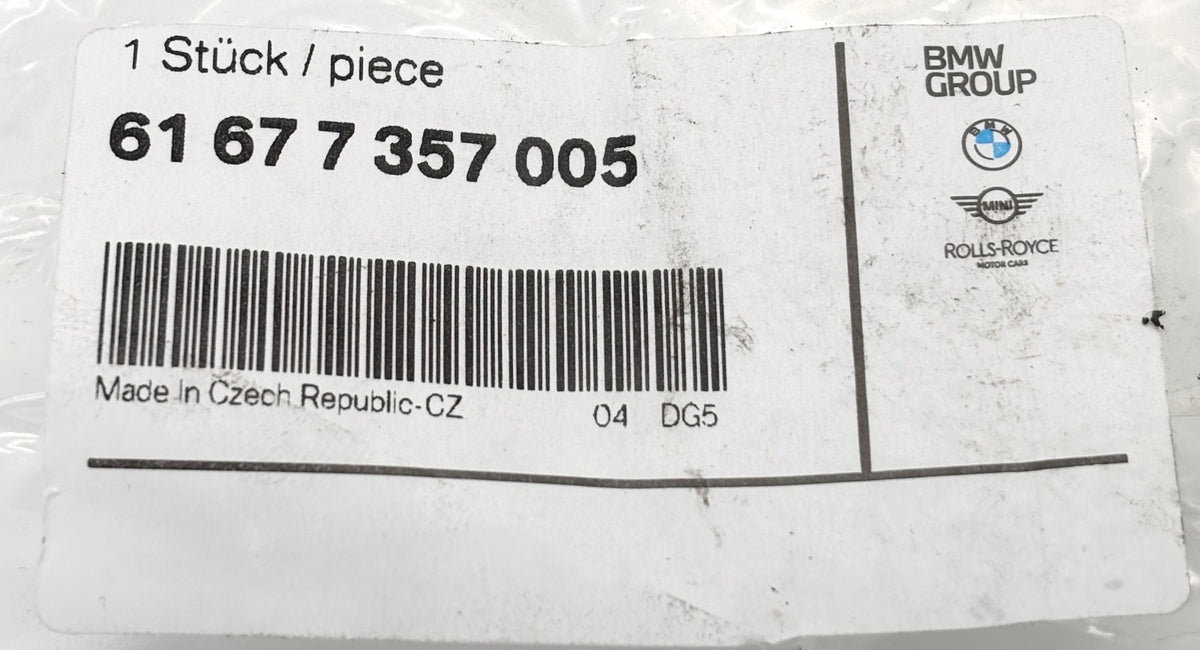 Genuine BMW X3 X4 F25 F26 Headlight Cleaning System Washer Hose Line 61677357005