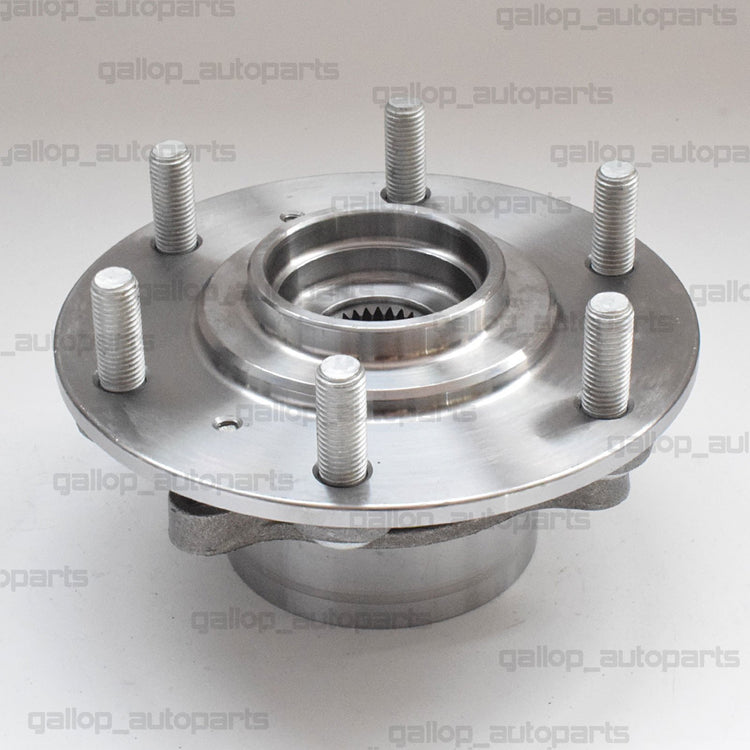 TWO FRONT WHEEL BEARING HUBS HUB FOR MITSUBISHI TRITON ML MN 4WD 4X4 2007- ON
