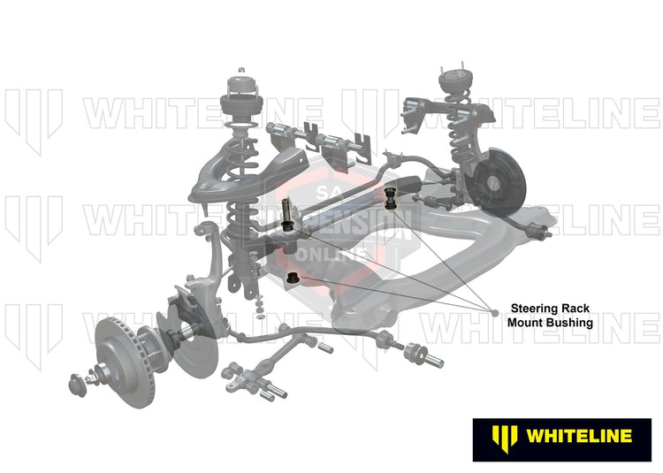 Whiteline W13394 - Steering RFits Ack and Pinion - Mount Bushing Kit (Bush- stee