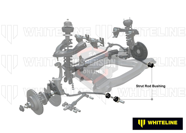 Whiteline W81558 - Strut Rod - To Chassis Bushing Kit (Rod/Strut- wheel suspensi