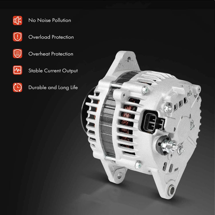 Alternator for Nissan Patrol GU Y61 TY61 1998-2007 4.2L TD42 1-Groove Diesel