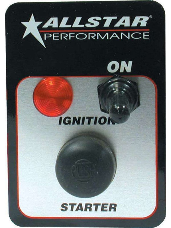 Allstar Performance Switch Panel Dash Mount 2-5/8 x 3-3/4 in 1 Toggl (ALL80142)