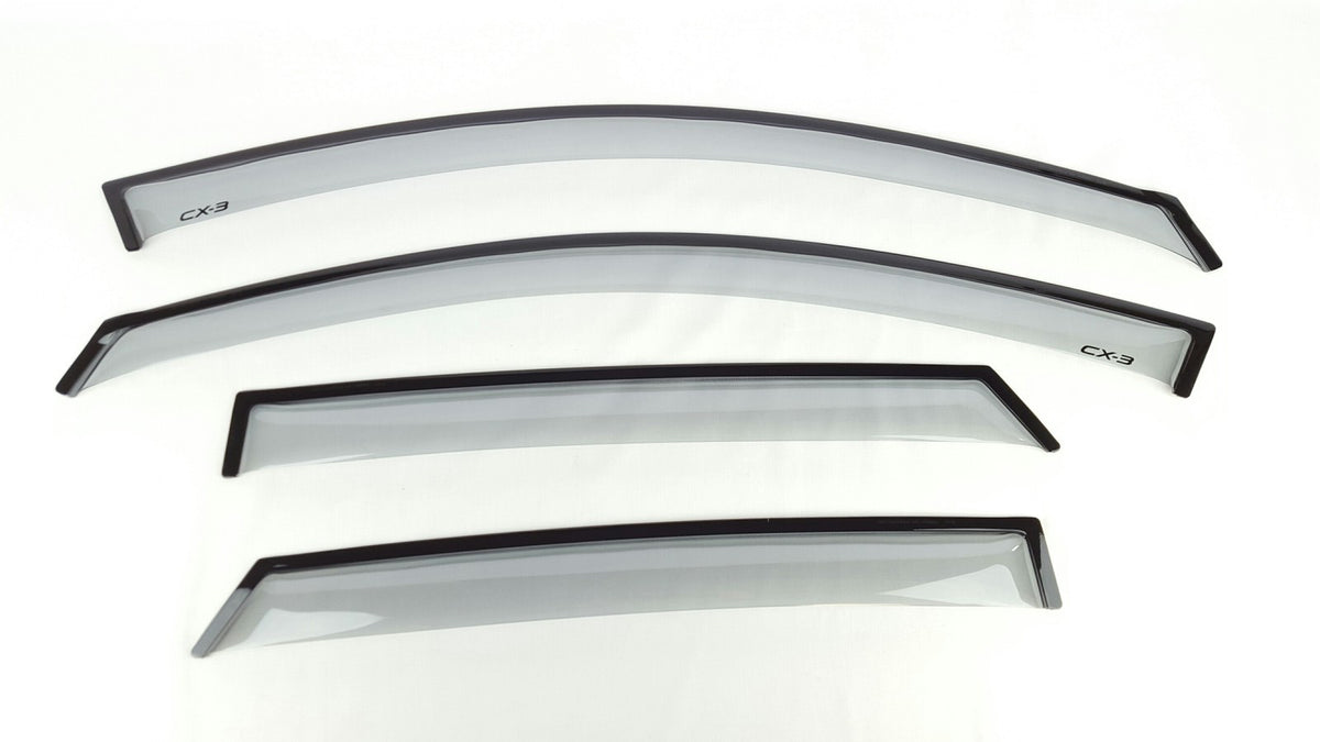 New Genuine Mazda CX-3 Slim Weathershield set 4 DK12ACSW 2015 - Current