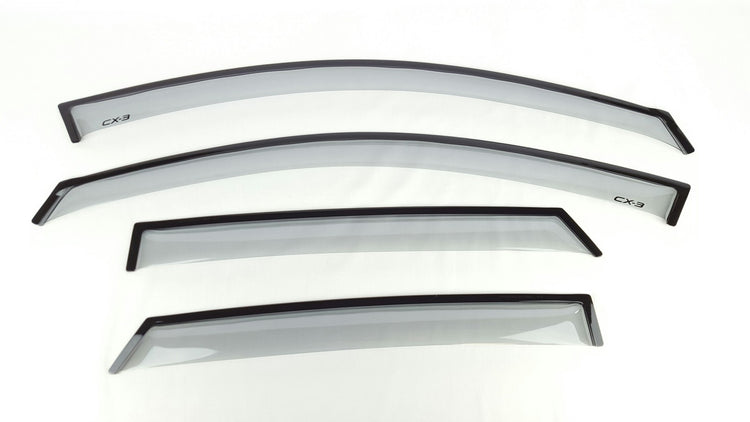 New Genuine Mazda CX-3 Slim Weathershield set 4 DK12ACSW 2015 - Current