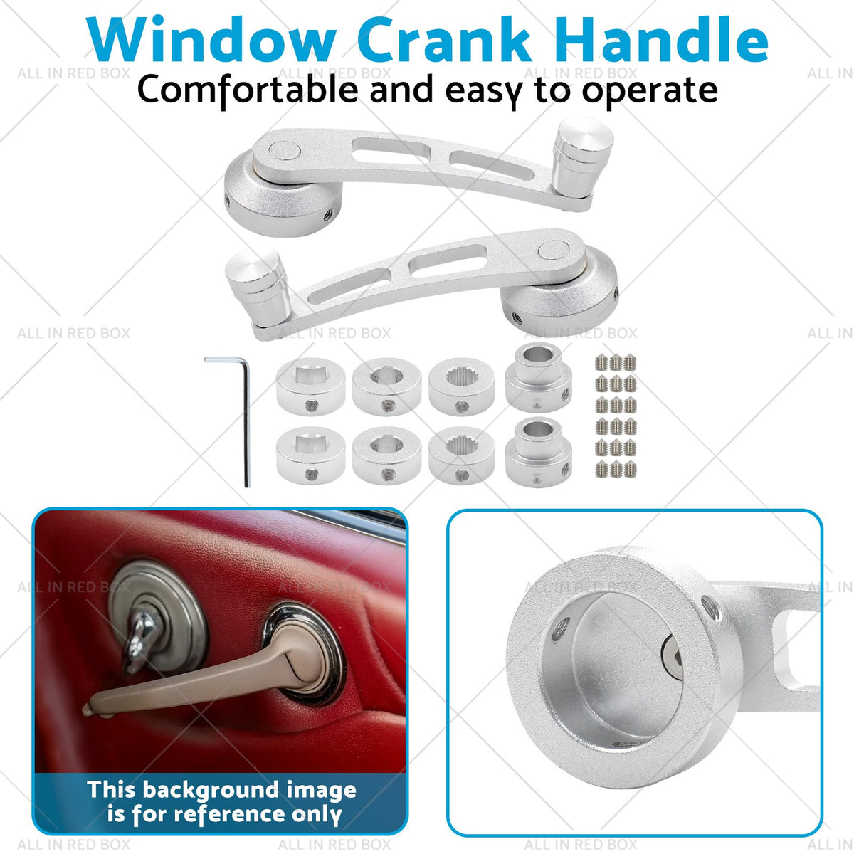 4 1/4 Window Crank Handle Suitable for Hot Rod Chevy Ford Chrysler Billet
