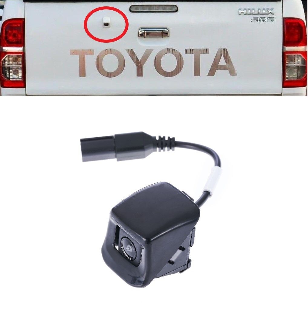 Back Up Rear View Tailgate Reverse Camera OE Quality For Toyota Hilux 2005-2015