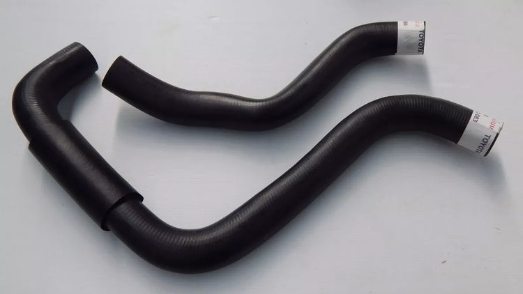 RADIATOR HOSE HOSES UPPER LOWER PAIR 2PCS FITS TOYOTA COROLLA AE80