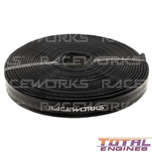 Raceworks 19mm ID Heat Proof Fibreglass Sleeving 15m Roll - RWM-051-19MM-15M