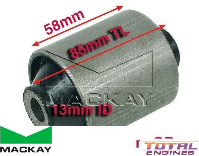 2x Mackay Rear Leaf Spring Bush fits Ford Falcon AU BA BF FG 4.0L I6 - A6057