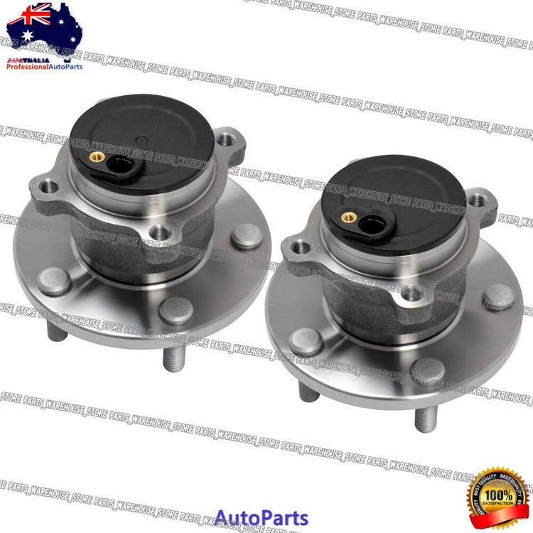 Pair Rear Wheel Bearing Hub Assy For Mazda 3 BK BL Inc MPS & SP 2003-2014 ABS