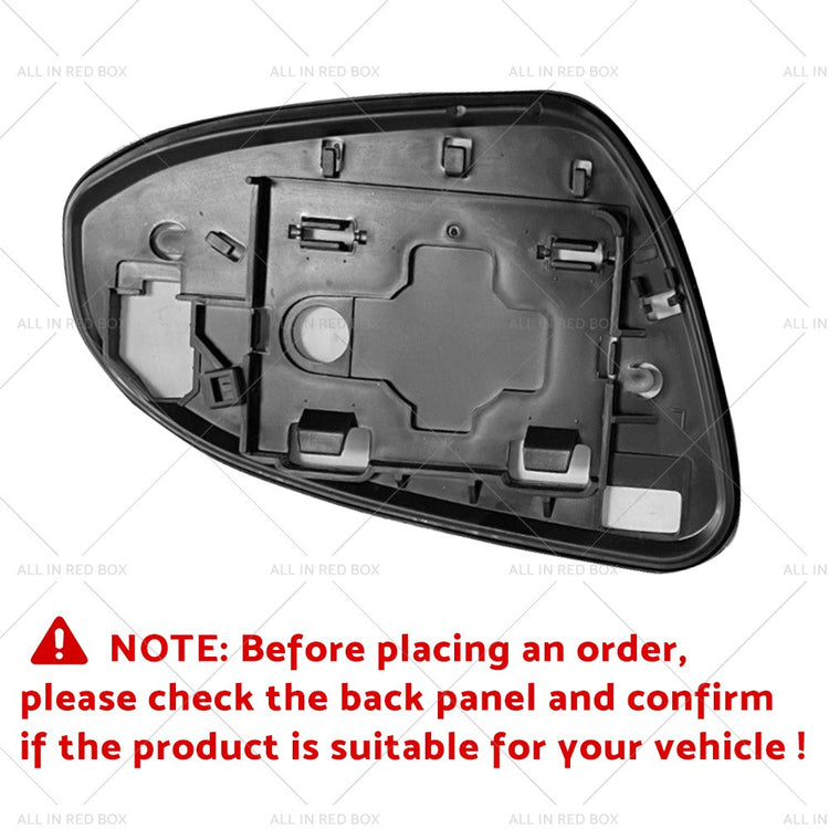 Left Passenger Side Mirror Glass Suitable for Toyota Yaris 2012–2017