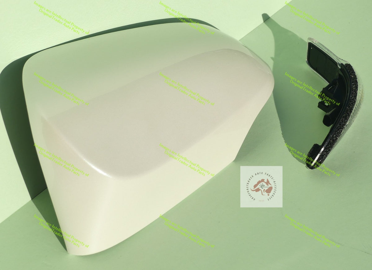 Left Door Mirror Cap Case for Toyota Corolla E180 Series Crystal Pearl White 070