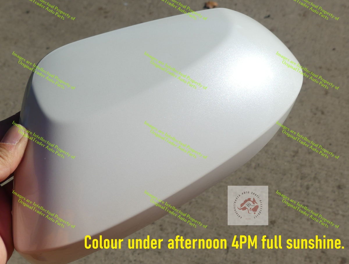 Left Door Mirror Cap Housing for Toyota Corolla E210 Series Frosted White 089