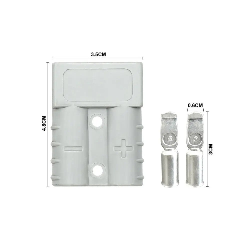 1PC For Anderson Style Plug Connectors 50 A 600V 12-24V DC Power Tool Motorcycle