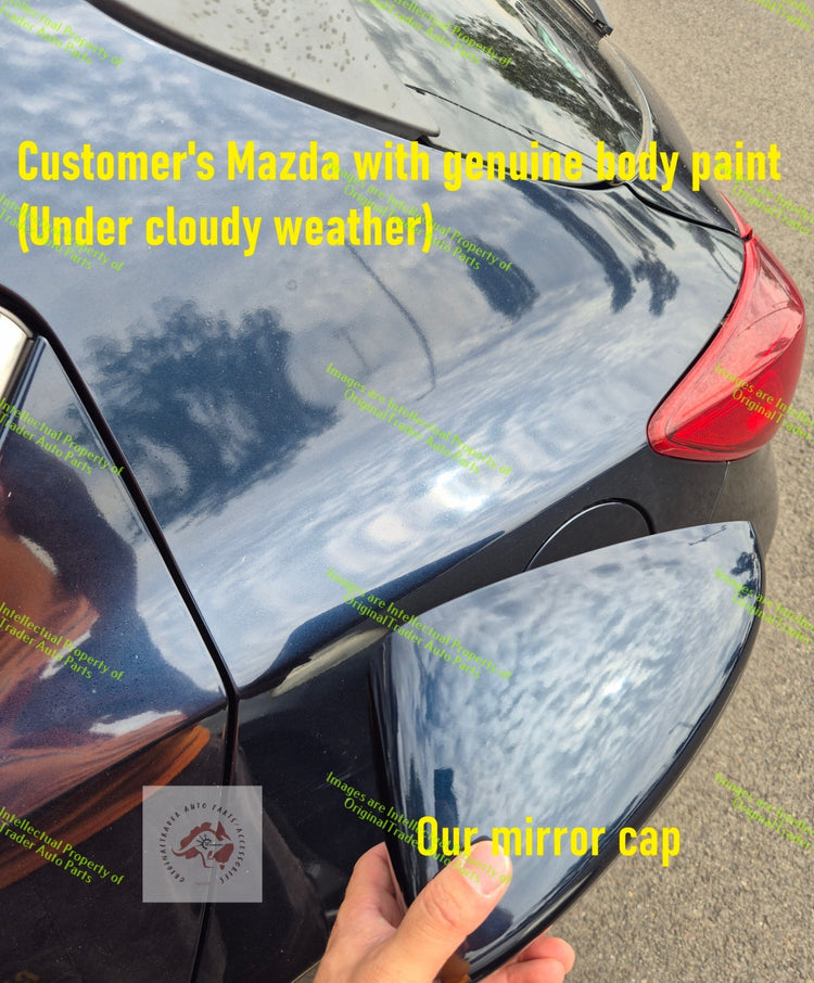 Right Door Mirror Cap Cover for Mazda CX-8 CX8 KG Deep Crystal Blue Mica 42M