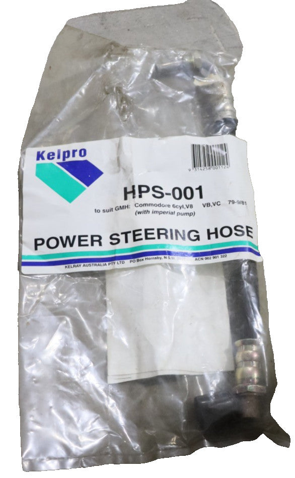 NEW KELPRO POWER STEERING HOSE PART HPS-001 FITS HOLDEN COMMODORE VB,VC