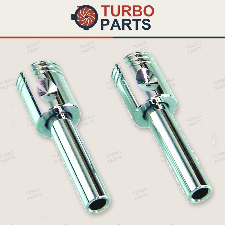 TFI Racing Door Lock Knobs Chrome Pistons Universal set of 2 Holden/Ford