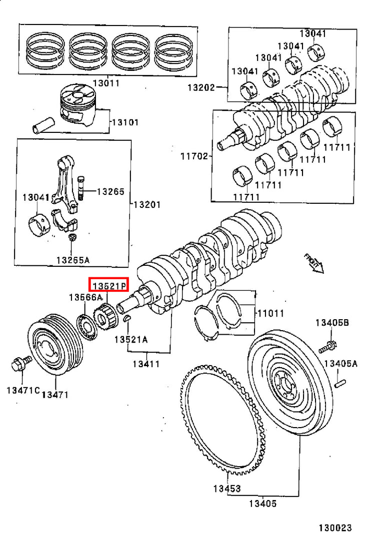 Genuine Corolla AE104 AE103 AE102 1.8 1.6 Crankshaft Timing Gear Sprocket Pulley