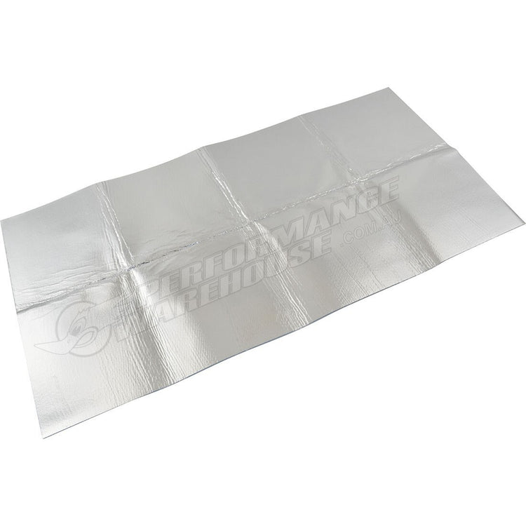 Heat Shield Adhesive Backed, 24" X 48", Aluminium Silica - CAL-H1359AL