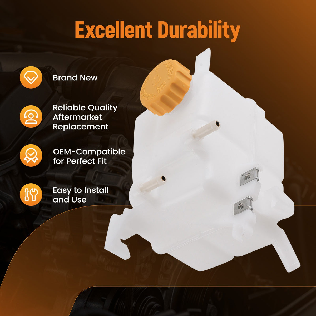 Coolant Recovery Overflow Reservoir for Holden Captiva CG 07-15 96837836 w/ Cap