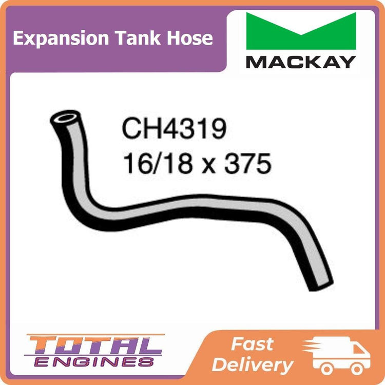 Mackay Coolant Expansion Tank to Return Pipe Hose for Volvo 850 - CH4319