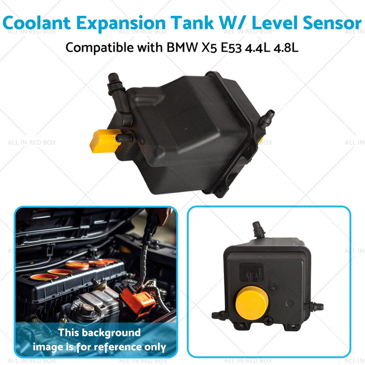 Coolant Expansion Tank W/ Level Sensor Suitable for BMW E53 X5 4.8L 4.4L 03-06