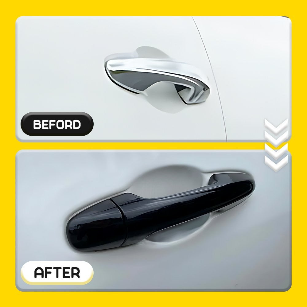 Right Hand Drive Matte Black Door Handle Cover Trim for Toyota Hilux 2015-2019