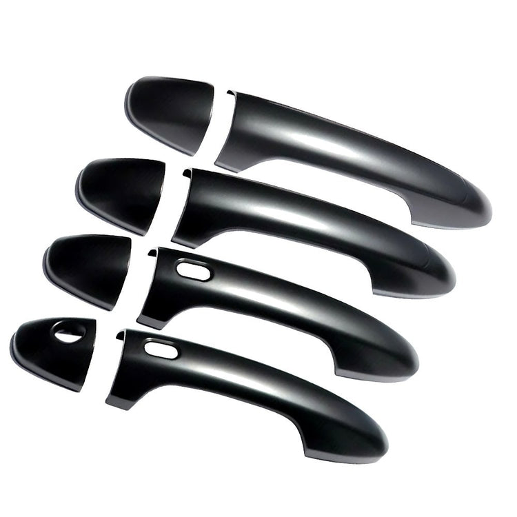 Right Hand Drive Matte Black Door Handle Cover Trim for Toyota Hilux 2015-2019