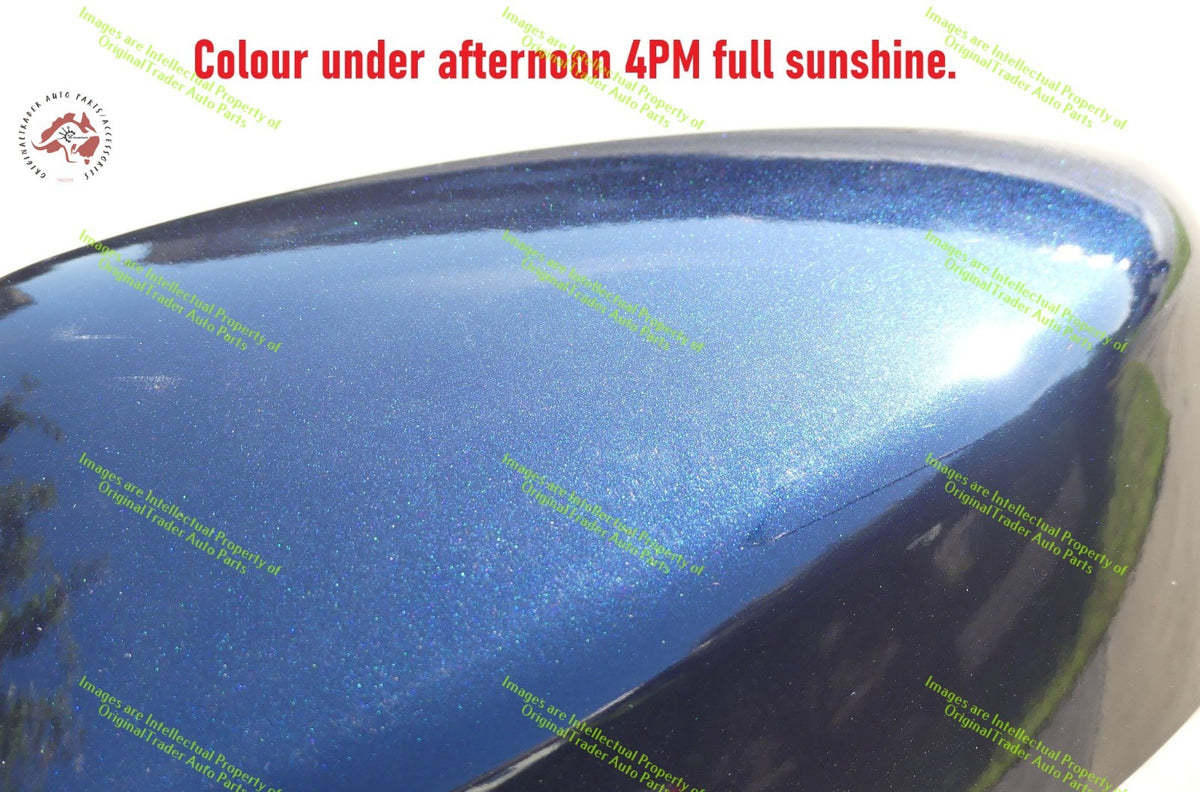 Left Door Mirror Cap Case Cover for Mazda CX-5 CX5 KF Deep Crystal Blue Mica 42M