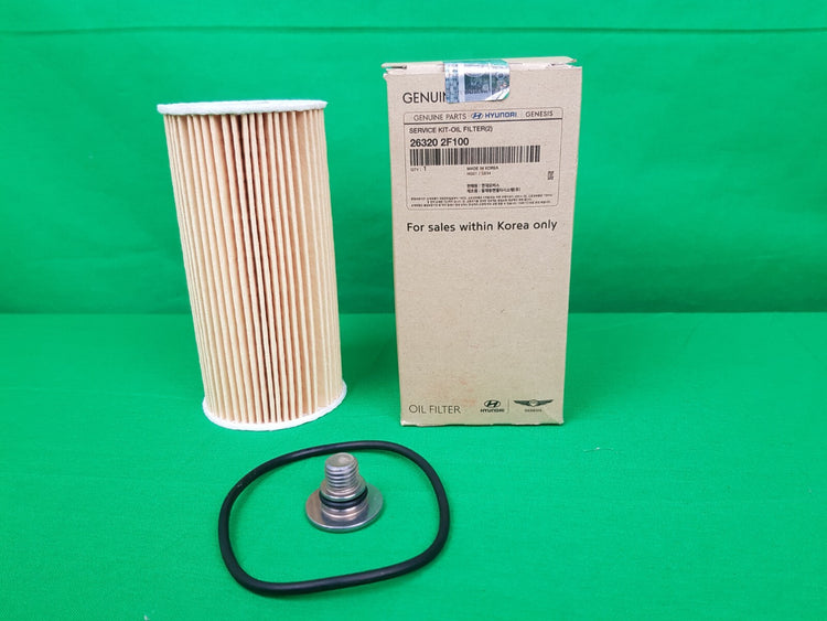 GENUINE HYUNDAI TUCSON TLE 2.0L TD SERVICE KIT (OIL FILTER + FUEL FILTER)