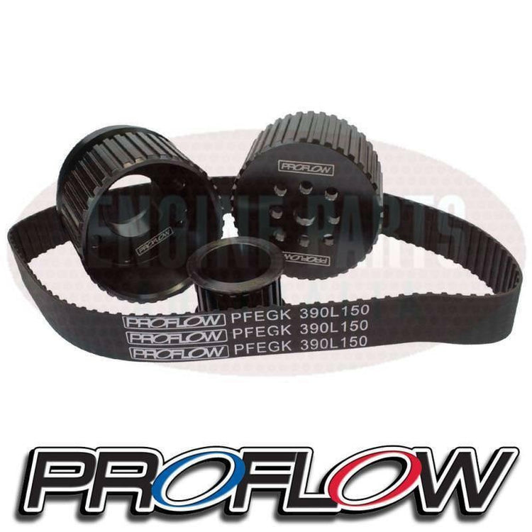 Proflow Black Gilmer Belt Drive Kit with Belt Ford V8 Windsor 289 302 351 New