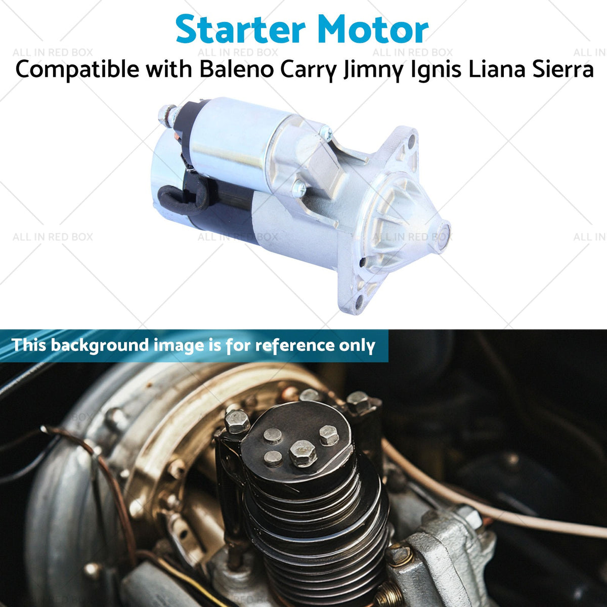 Starter Motor Suitable For Suzuki Vitara G13B 1.3L G16A G16B 1.6L Engines