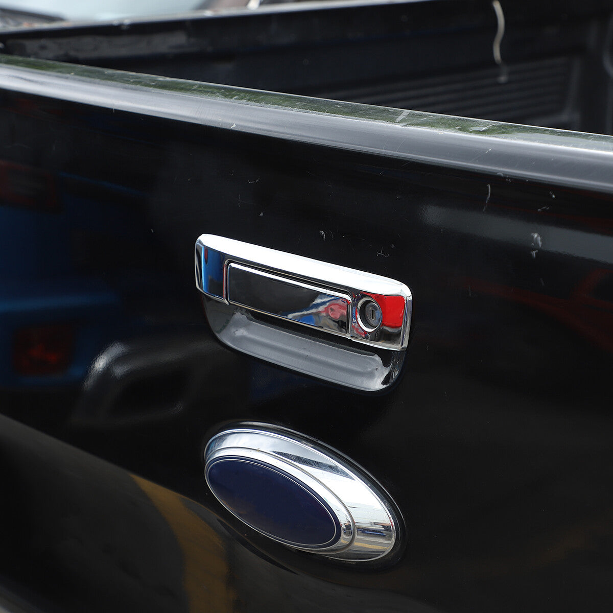 ABS Silver trunk Tailgate Handle Cover Trim For Ford Ranger 2015-2021 AU