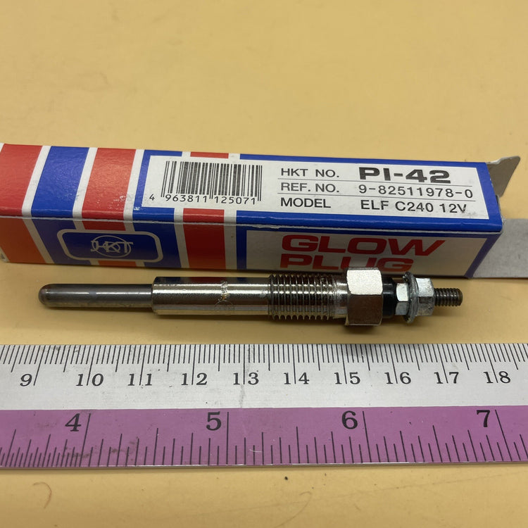 PI-42 PI42 (Set of 4) HKT glow plug for Pajero Canter Triton ISUZU Rodeo NOS