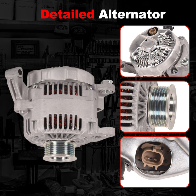 Alternator for JEEP GRAND CHEROKEE I~III ZJ, ZG WJ, WG WH, WK 3.7L 4.7L