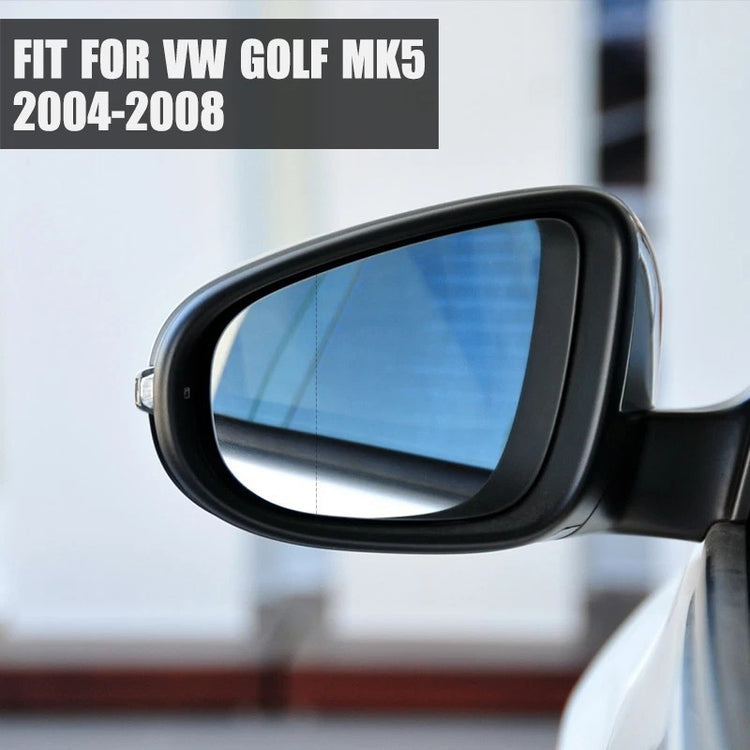 PASSENGER SIDE LEFT MIRROR GLASS For VW GOLF MK5 2004-2008 WITH HEATED BACK BASE