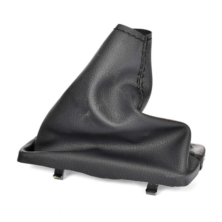 Black Leather T-Bar Handbrake Boot Cover Set Suitable for Ford Falcon 2008–2018