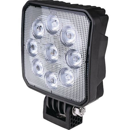 OEX LLX08305 9LED Work Light, Nylon Housing Square