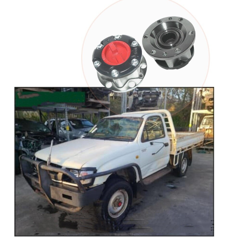 2x Free Wheel Locking Hub Suit For 97-05 Toyota Hilux KZN165 LN167 LN172 4WD AUS