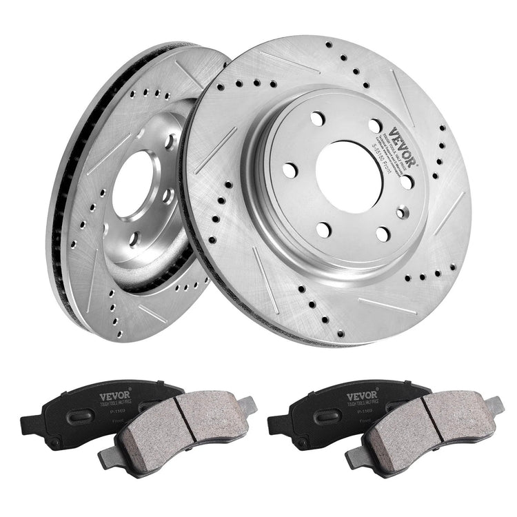 VEVOR Front Brake Kit Compatible with 2007-2017 Chevy Traverse, Buick Enclave...