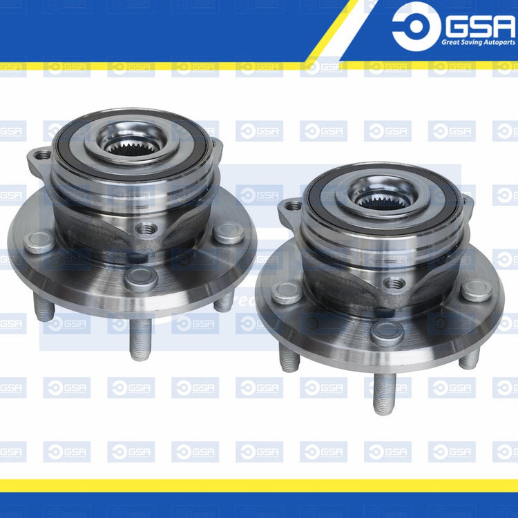 2x Front Axle Wheel Bearing Hubs Kit For Jeep Grand Cherokee WK WK2 4x4 2011-19