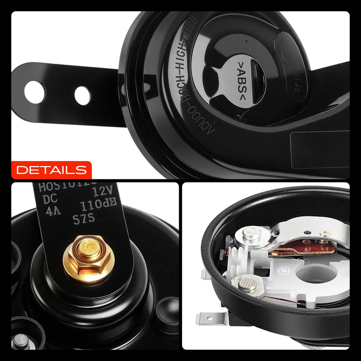 Snail Horn W/ 1 Connectors for Toyota Camry RAV4 Subaru Impreza Liberty Lexus