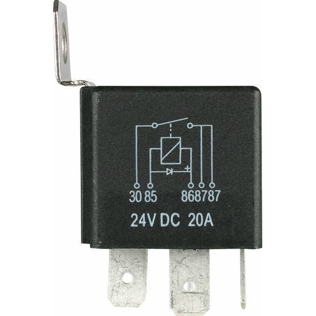 OEX ACX1942DBL Mini Relay 24V, 20A Normally Open - Diode Protected, Sealed